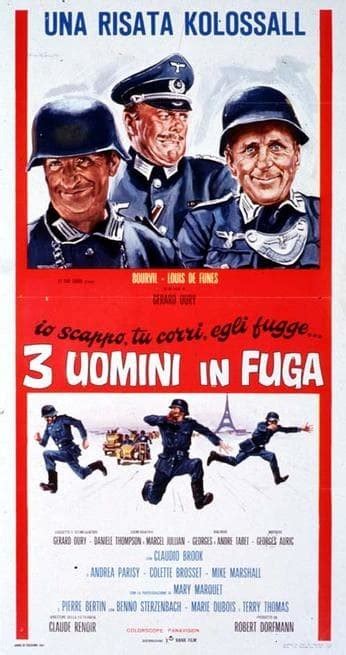 cast di tre uomini in fuga|Tre uomini in fuga (Film 1966): trama, cast, foto.